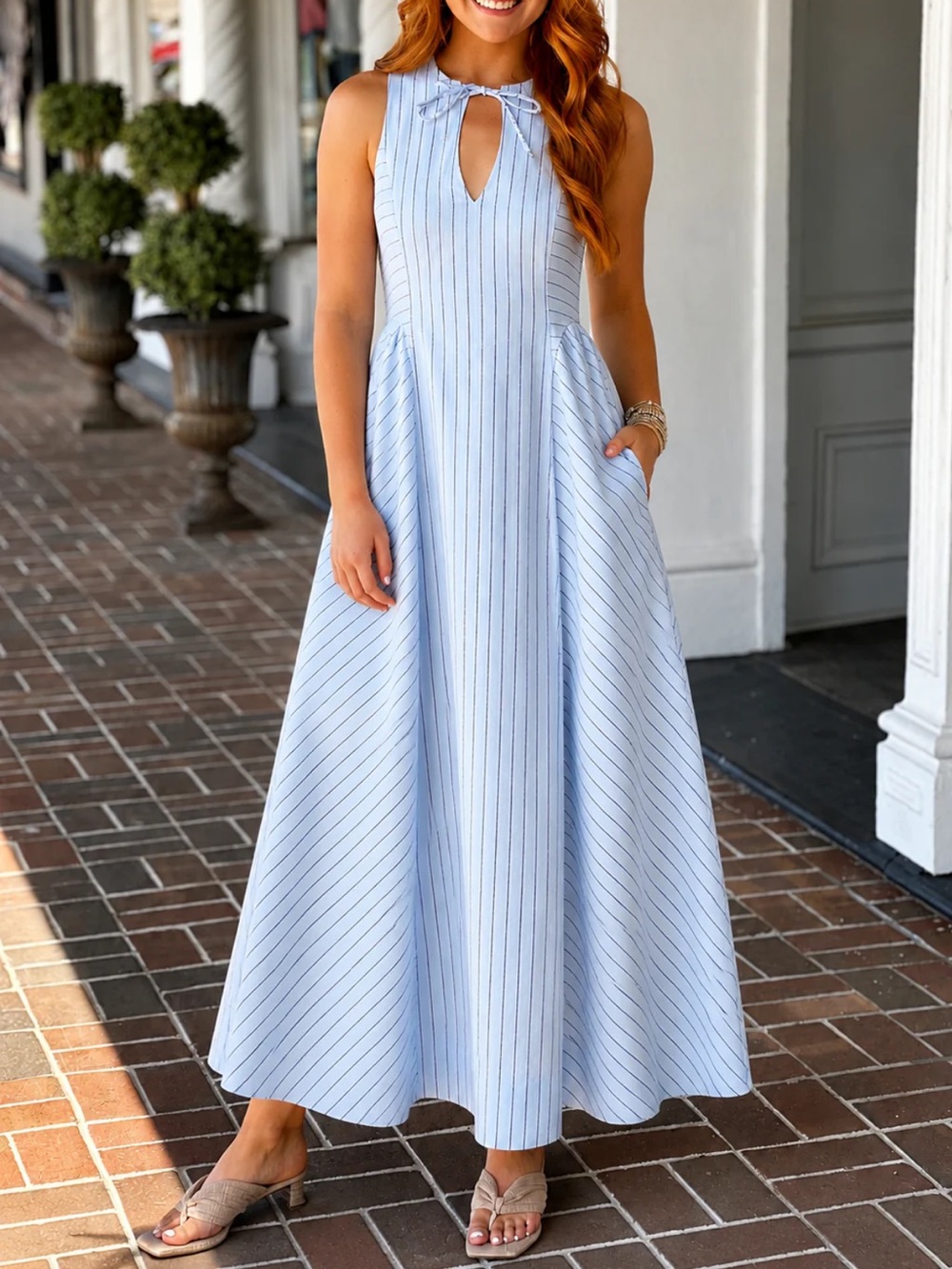 Light Blue Maxi Dress